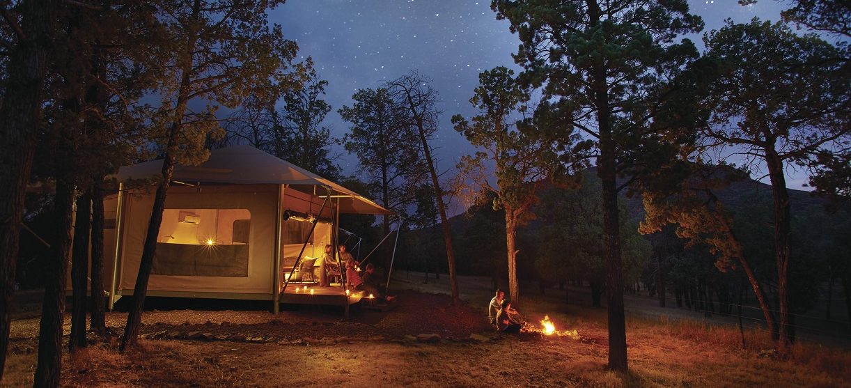 Camping of a different kind in the Flinders Ranges