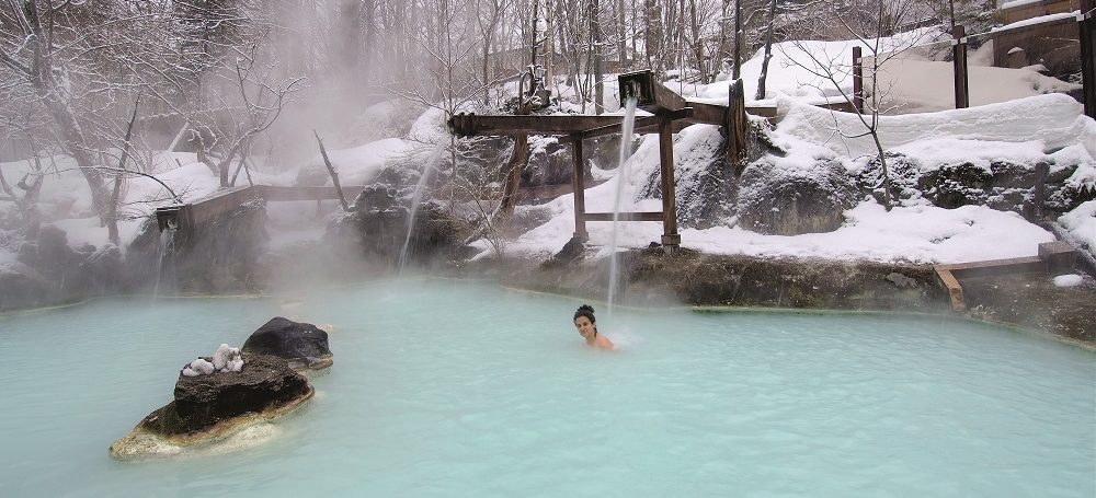 Japanese onsen.