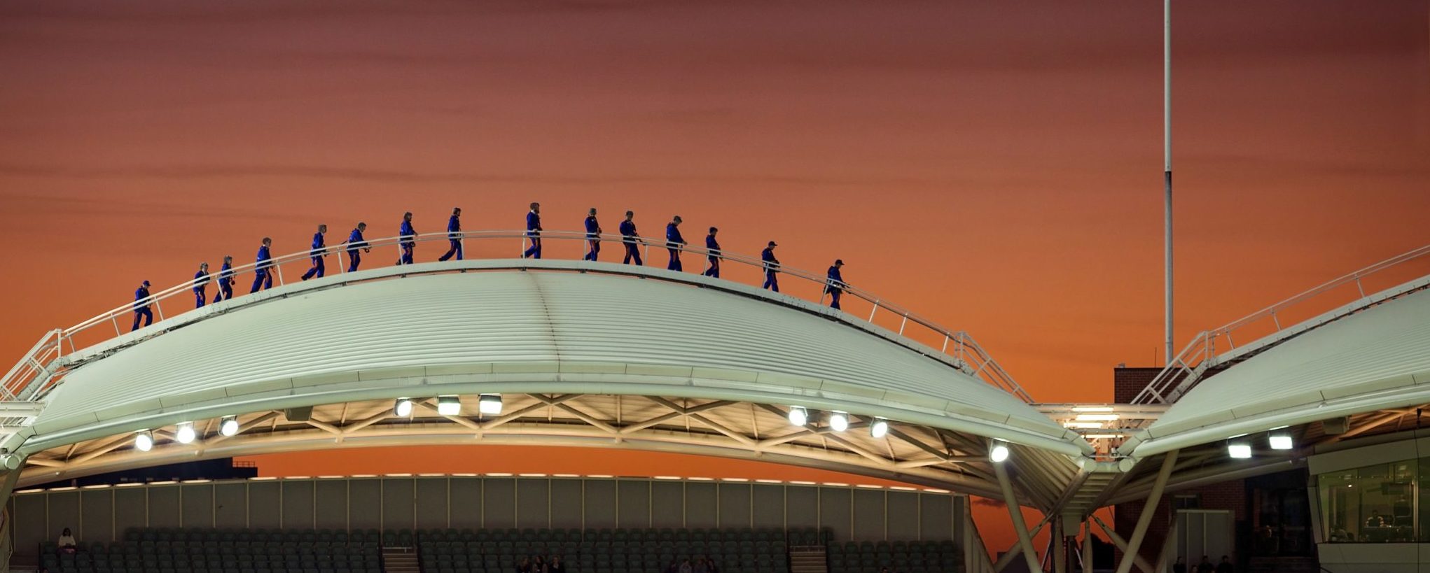 adelaide oval sunset