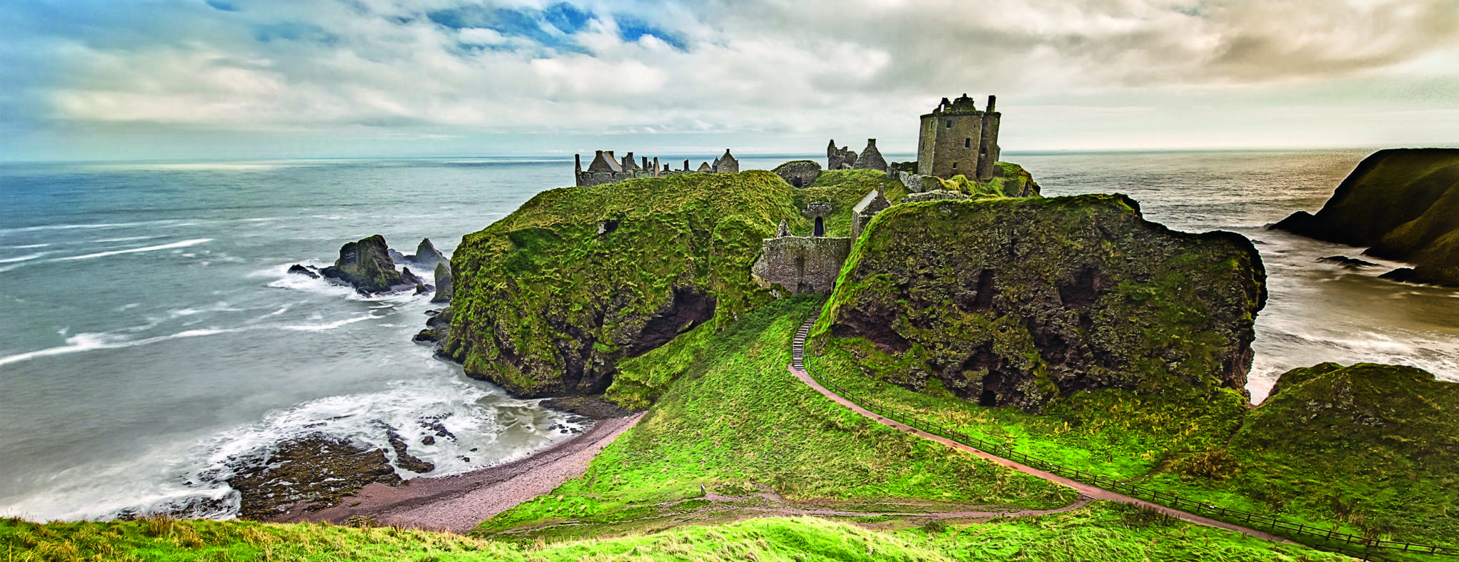 Dunnottar Castle in Scotland.