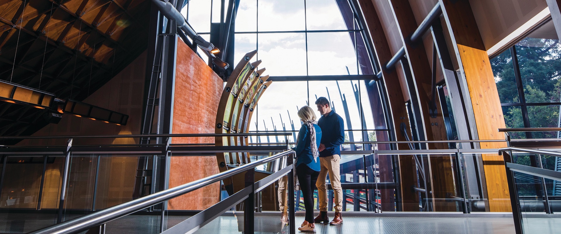 Exploring the National Wine Centre of Australia.