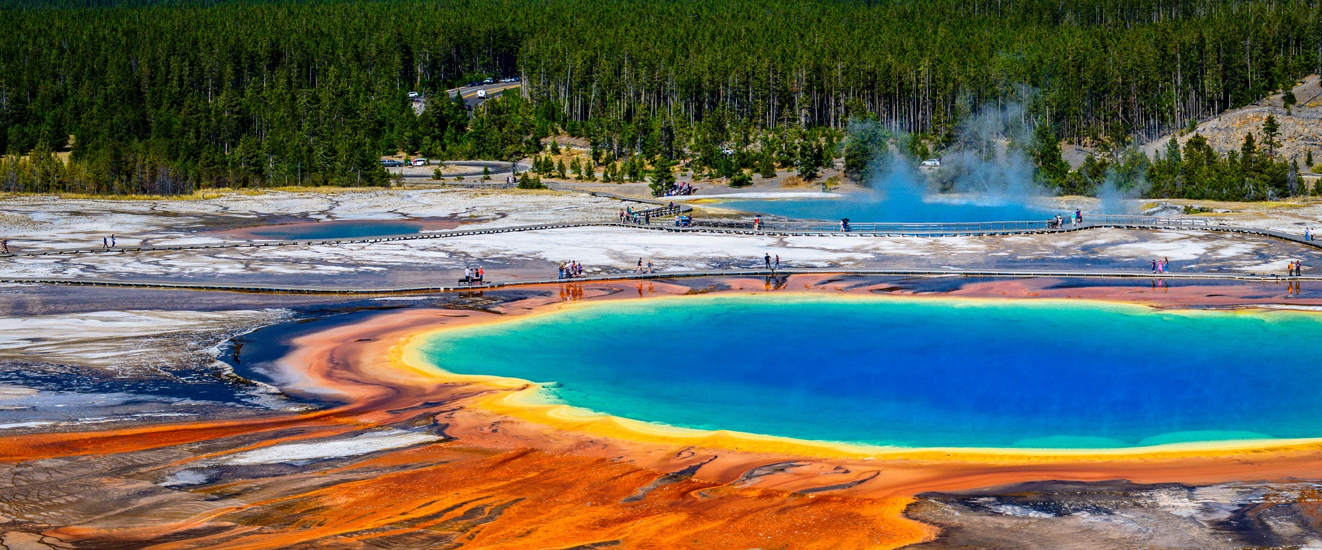 Grand Prismatic Spring, USA, one of the other 7 wonders of the world.