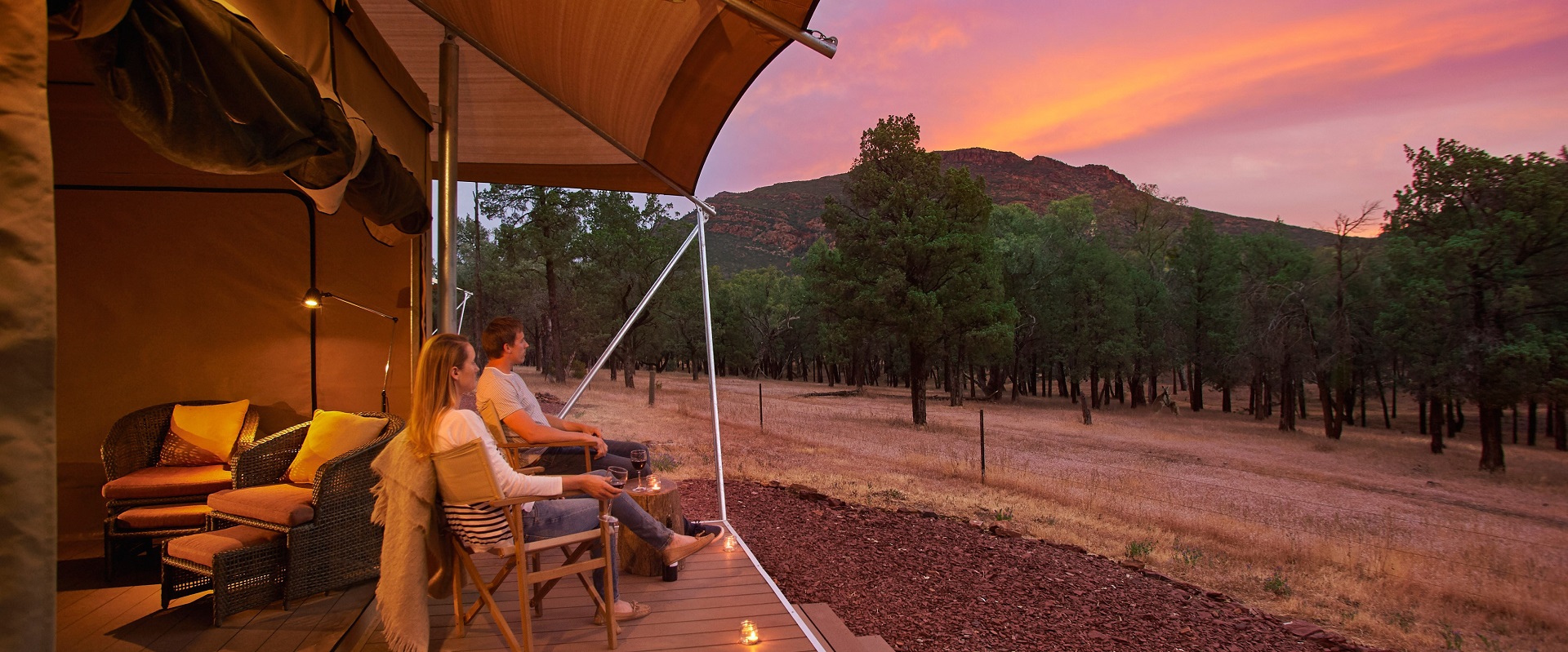 Ikara Safari Camp, Wilpena Pound Resort. Image: SATC