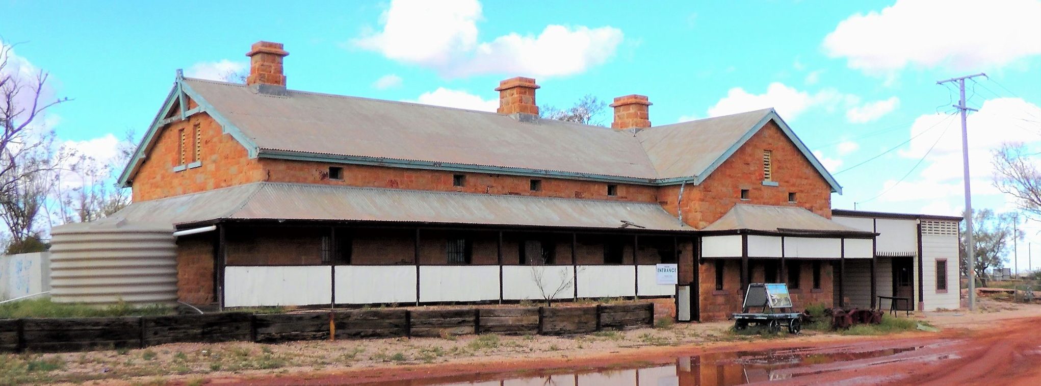 Oodnadatta Museum is housed in the old Ghan Railway Station.