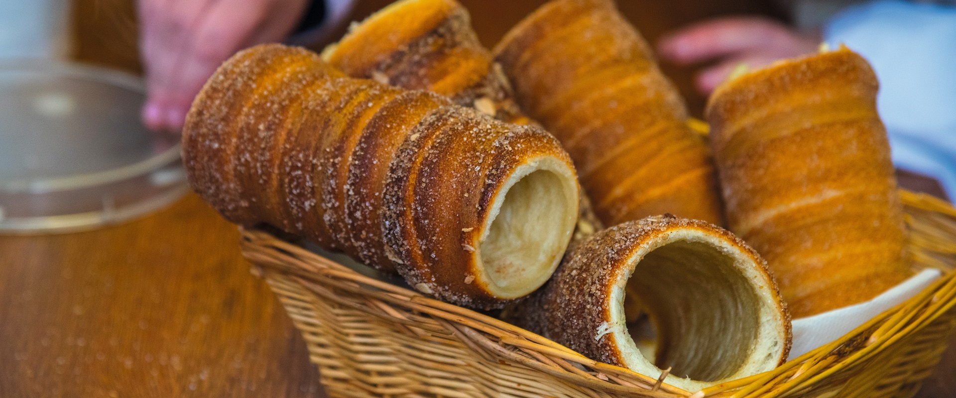 Delicious trdelnik in Prague.