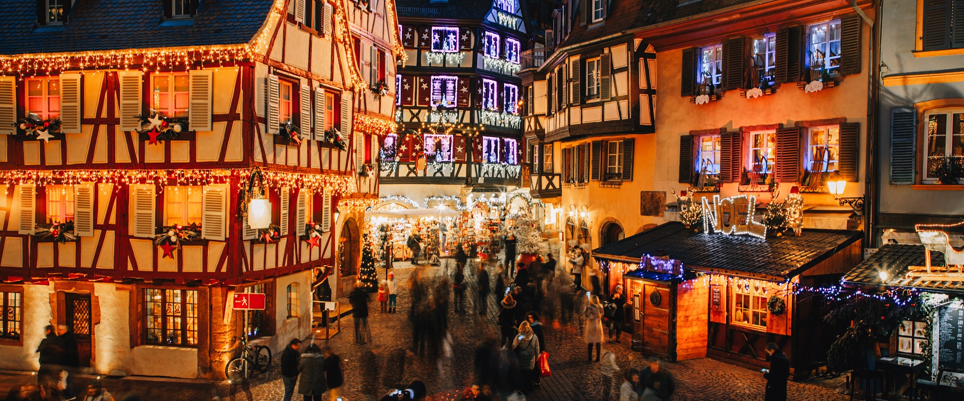 Christmas time in Strasbourg, France.