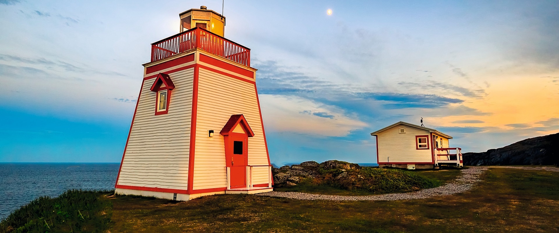 Historic lighthouse, Newfoundland and Labrador.