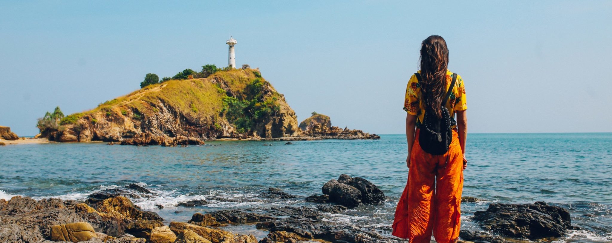 Solo traveler on the island of Koh Lanta, Thailand