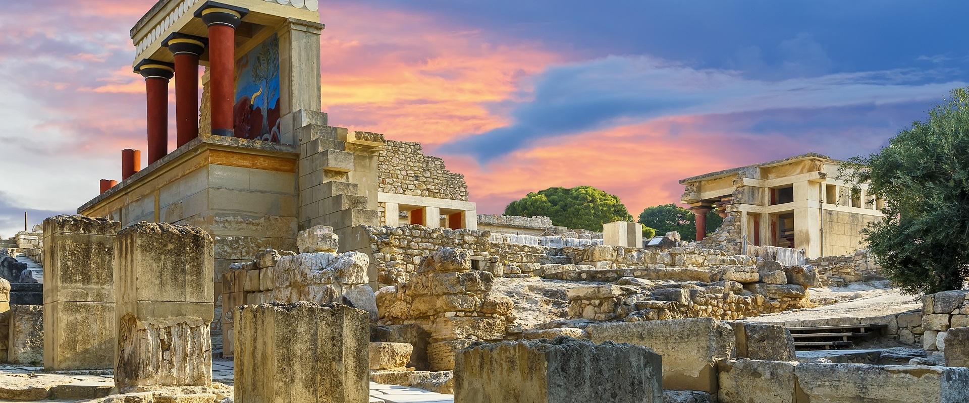 Knossos palace at Crete.