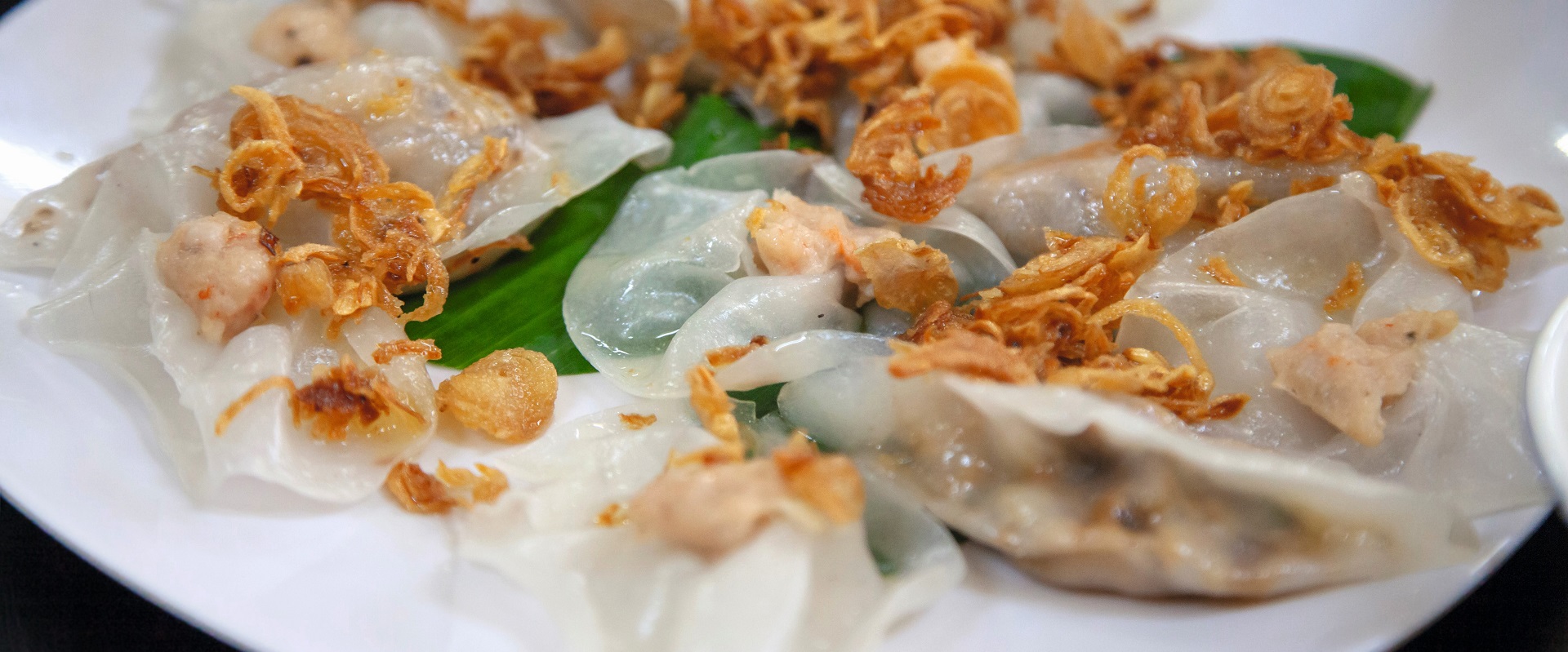 Shrimp dumplings, Vietnam.