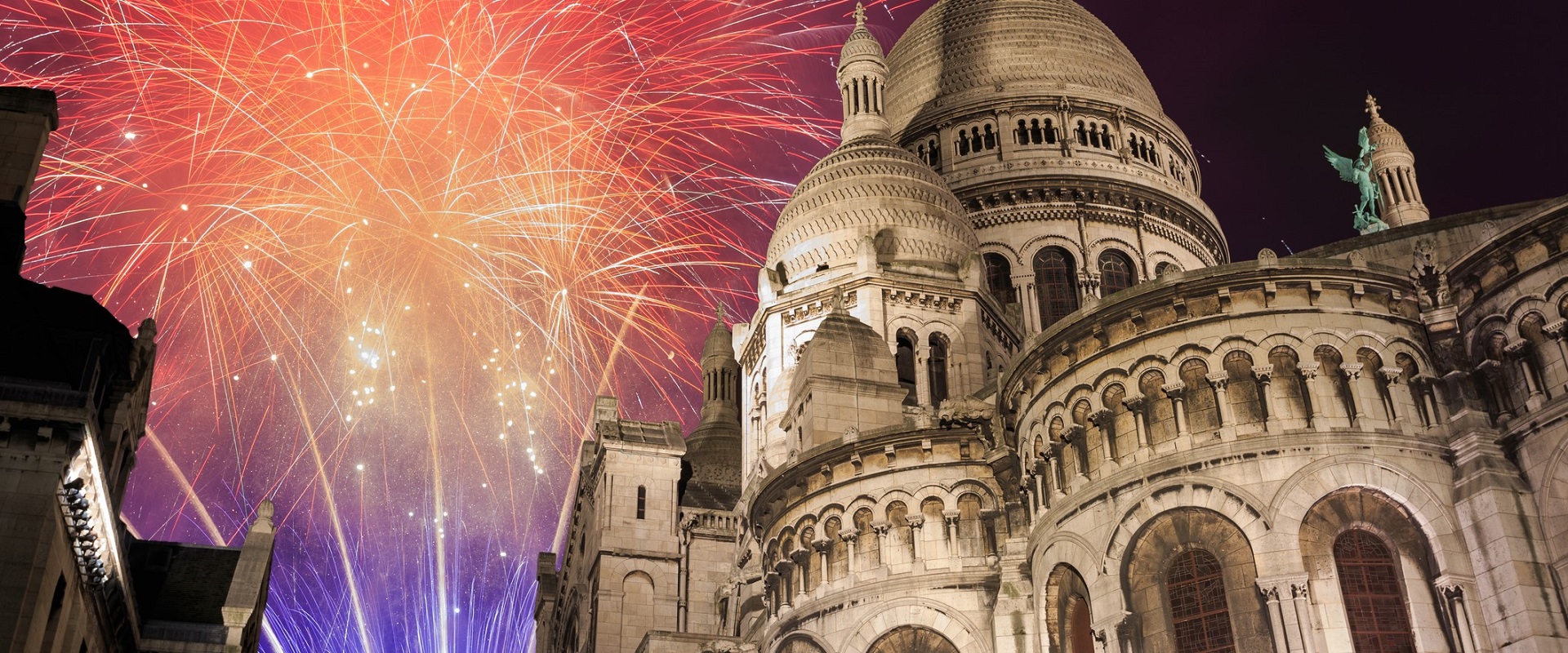 New Year's Eve in Montmartre, Paris.