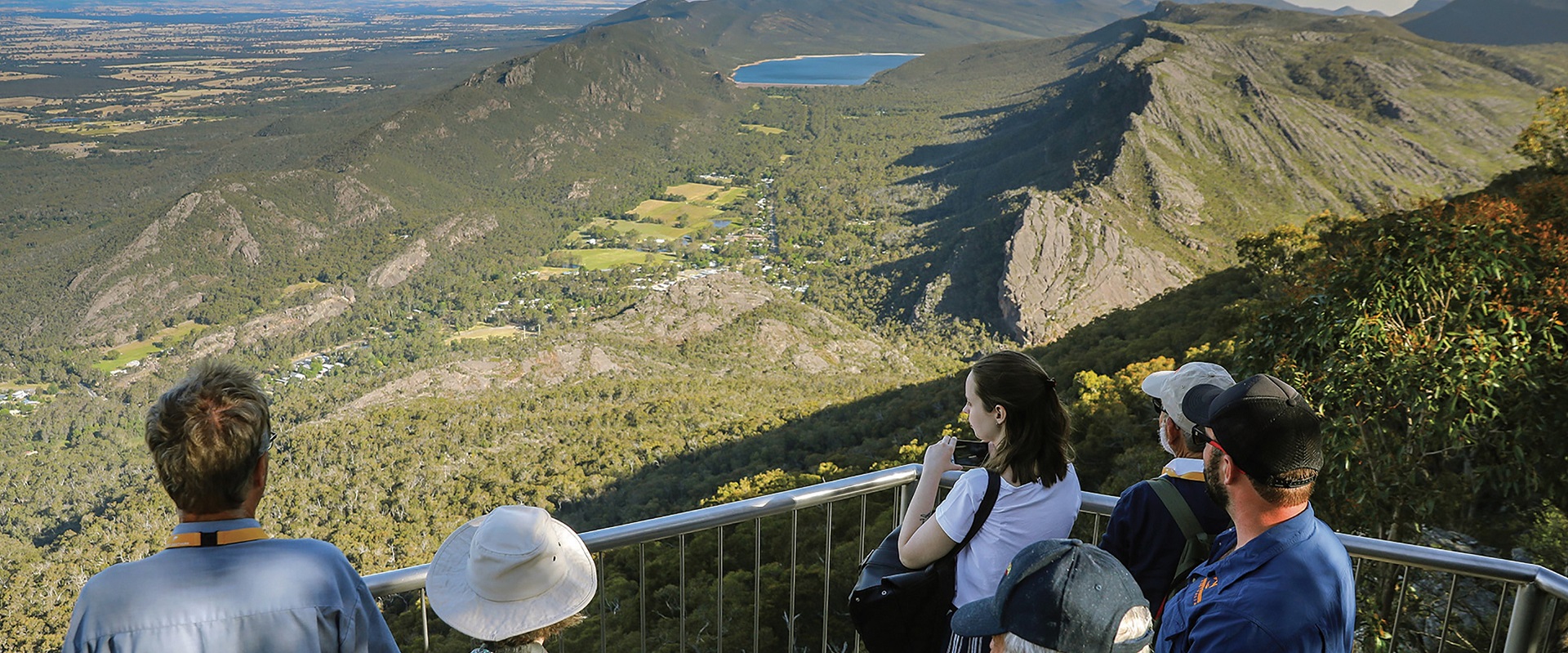 Looking out over the Grampians. Image: RAA