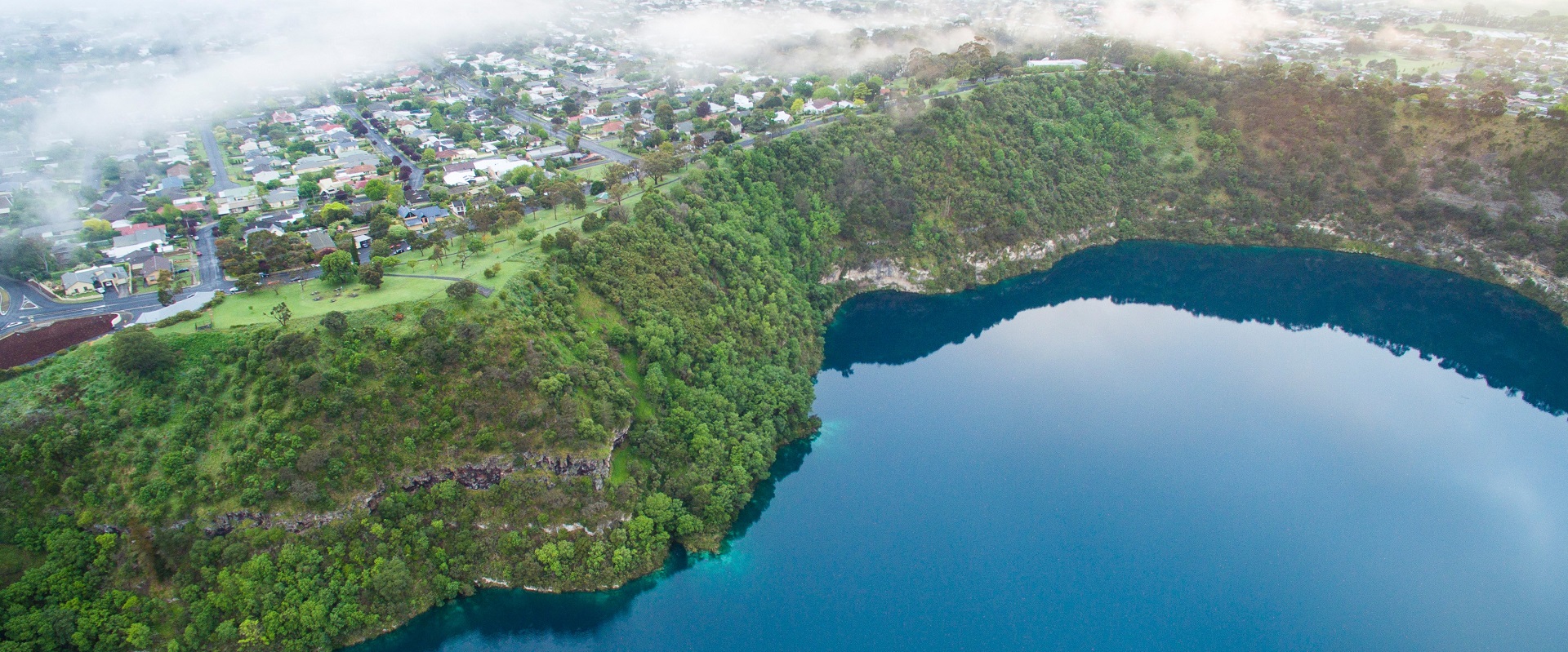 Blue Lake, Mt Gambier. Image: SATC