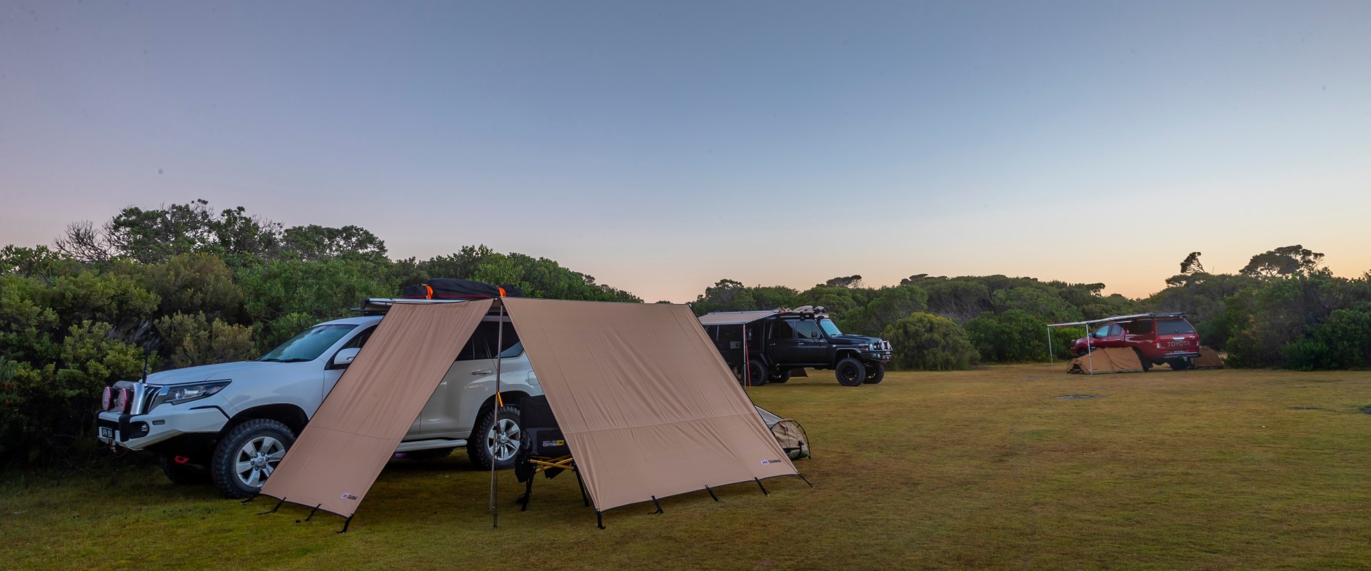 42-Mile Crossing has plenty of space for cars and camp set-ups. Image: Offroad Images, Michael Ellem/SATC