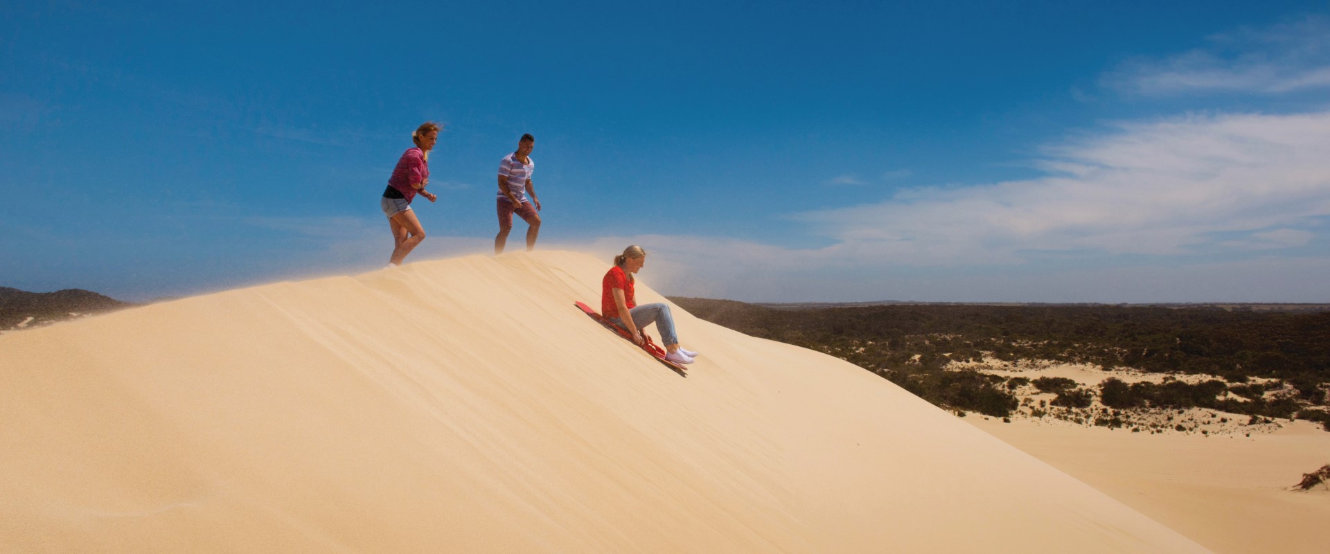 Little Sahara is fun for the whole family. Image: SATC/Adam Bruzzone