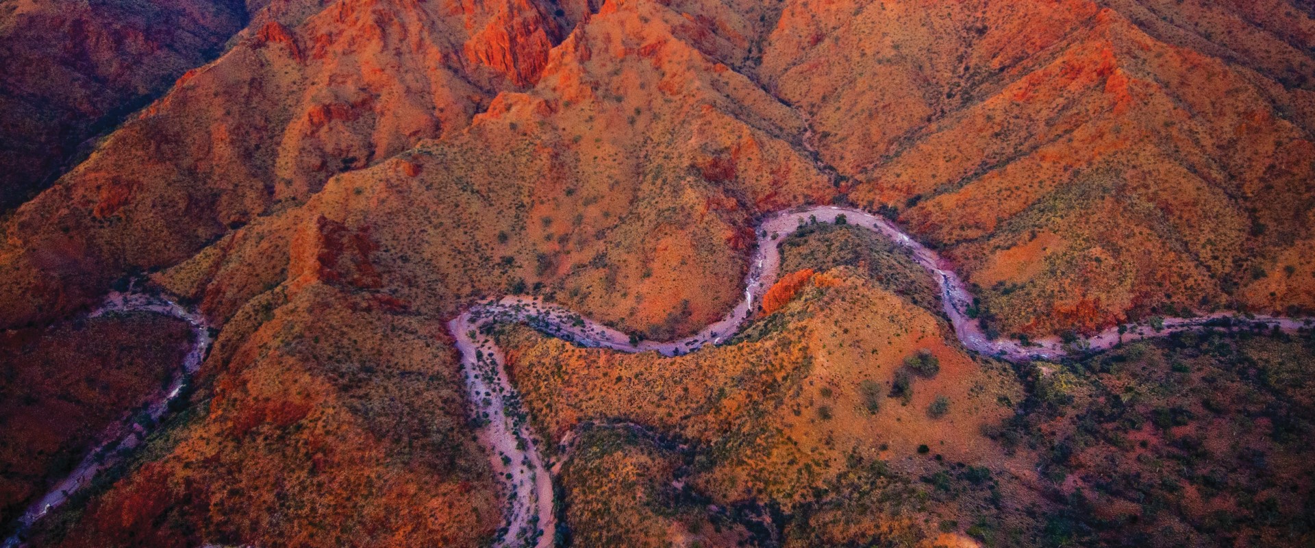 Soak up the rich red earth of the Flinders. Image: SATC/Australian Air Holidays/Adam Bruzzone