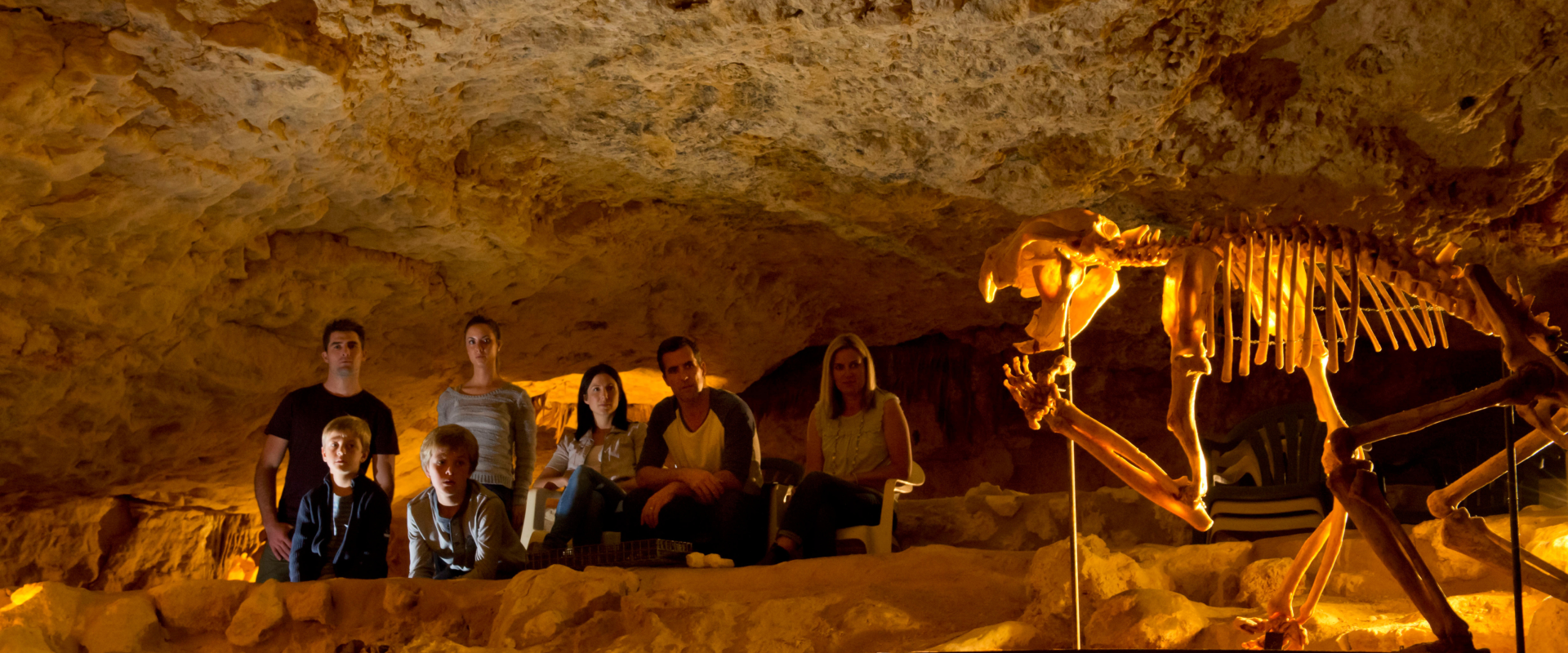 Ancient fossils, skeletons and natural wonders at the Naracoorte Caves. Image: Adam Bruzzone/SATC