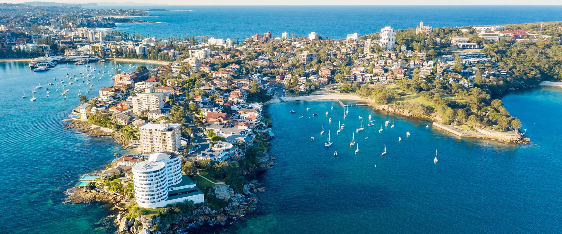 Manly from above. Image: Getty